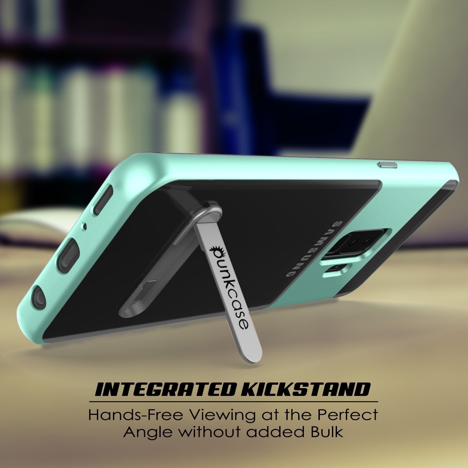 Galaxy S9+ Plus Case Punkcase Lucid 3.0 Series [Slim Fit] Teal Armor Cover