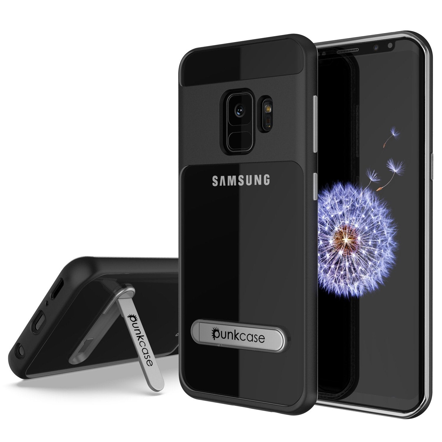 Galaxy S9 Case, PUNKcase [LUCID 3.0 Series] [Slim Fit] [Clear Back] Armor Cover w/ Integrated Screen Protector