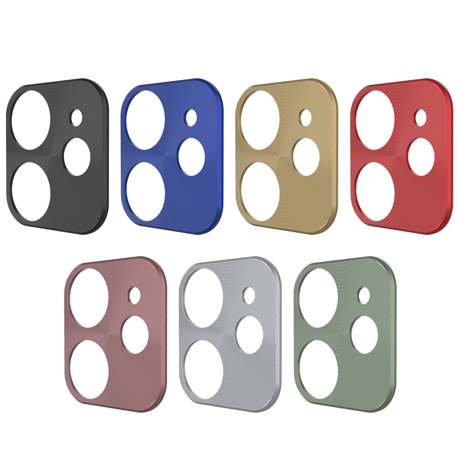 Punkcase iPhone 11 Camera Protector Ring [Blue]