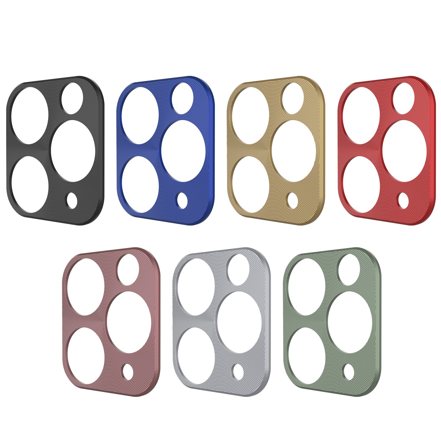 Punkcase iPhone 11 Pro Camera Protector Ring [Red]