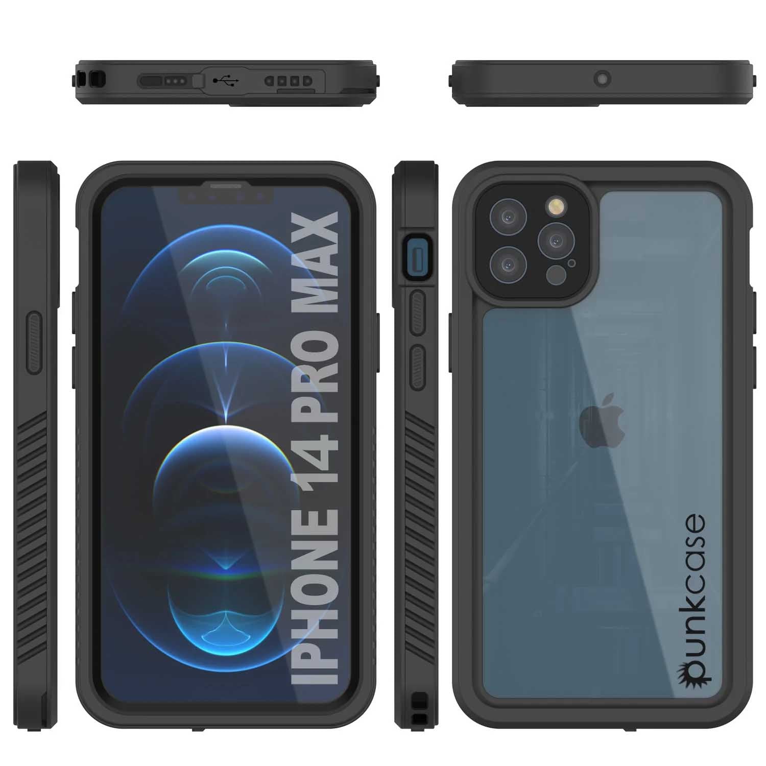 Black Waterproof iPhone 14 Pro Max Cover | OtterBox