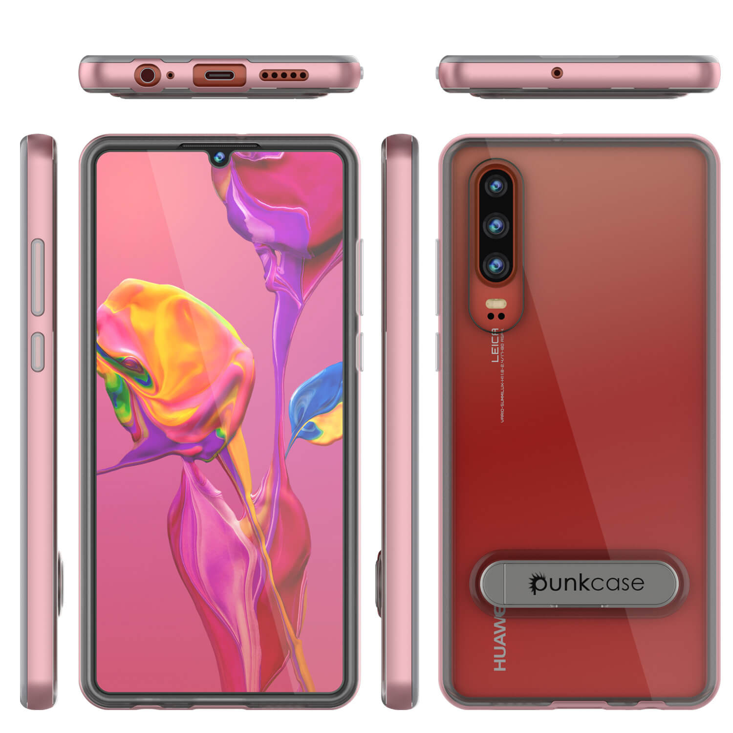 Punkcase P30 Lite Case [Lucid 3.0 Series] Armor Cover [Rose Gold]