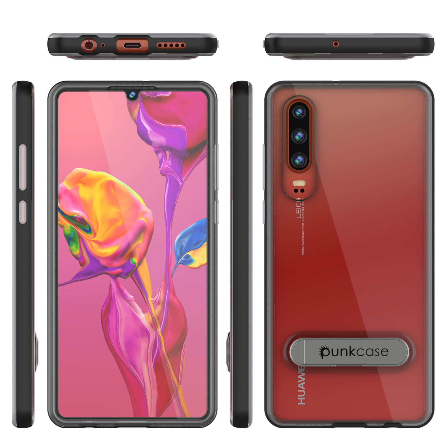 Punkcase P30 Case [Lucid 3.0 Series] Armor Cover [Black]