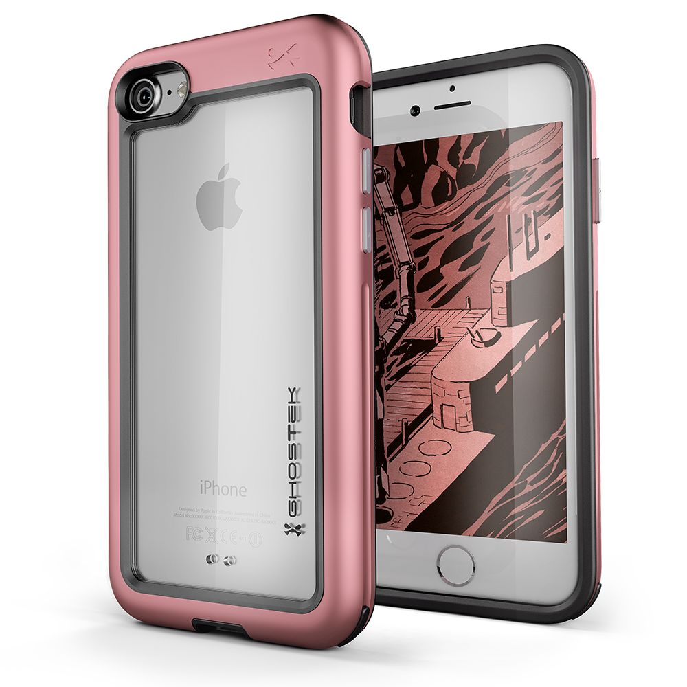 iPhone 7 Case, Ghostek®  Atomic Slim Series  for  iPhone 7 Rugged Heavy Duty Case [PINK]