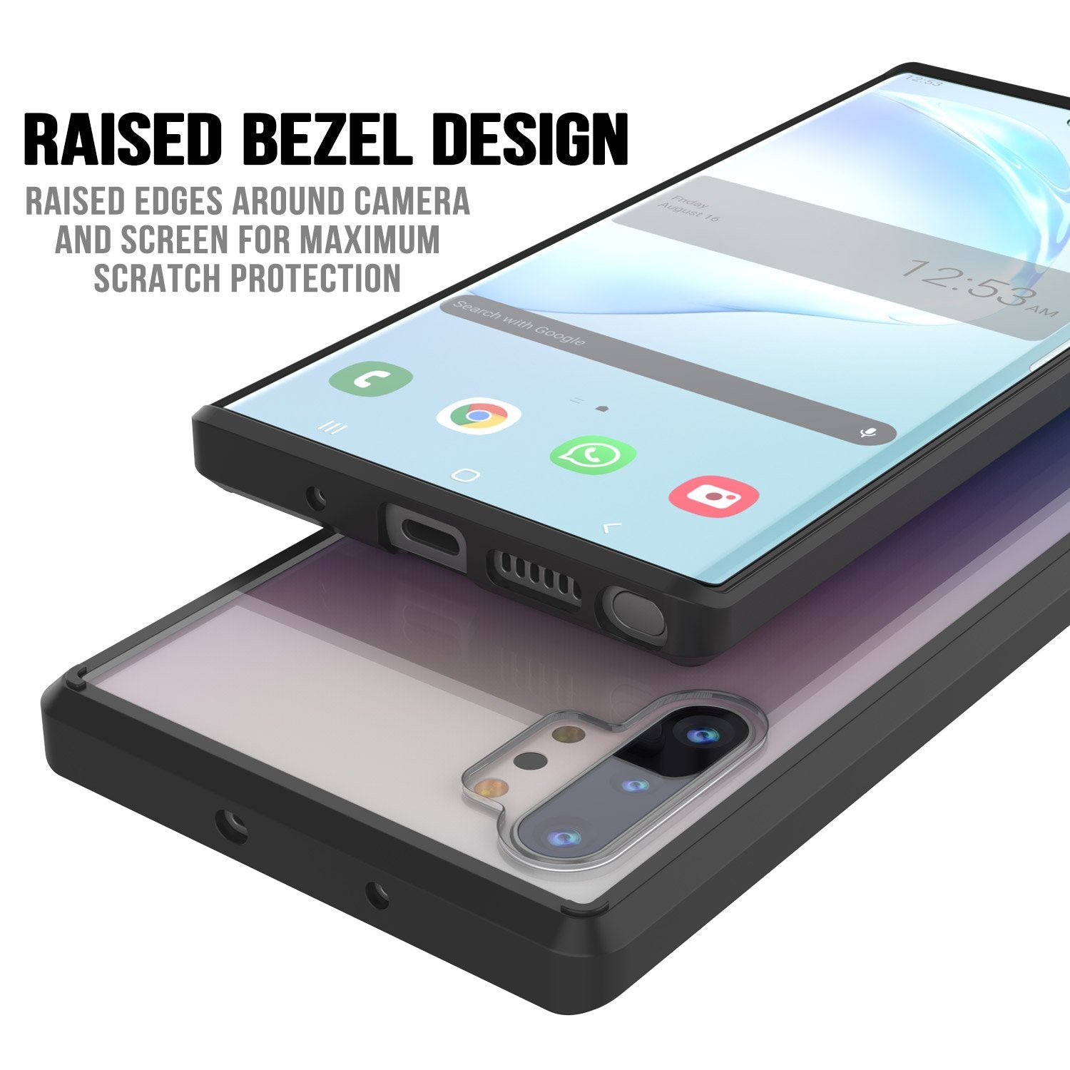 Galaxy Note 20 Ultra Punkcase Lucid-2.0 Series Slim Fit Armor Black Case Cover