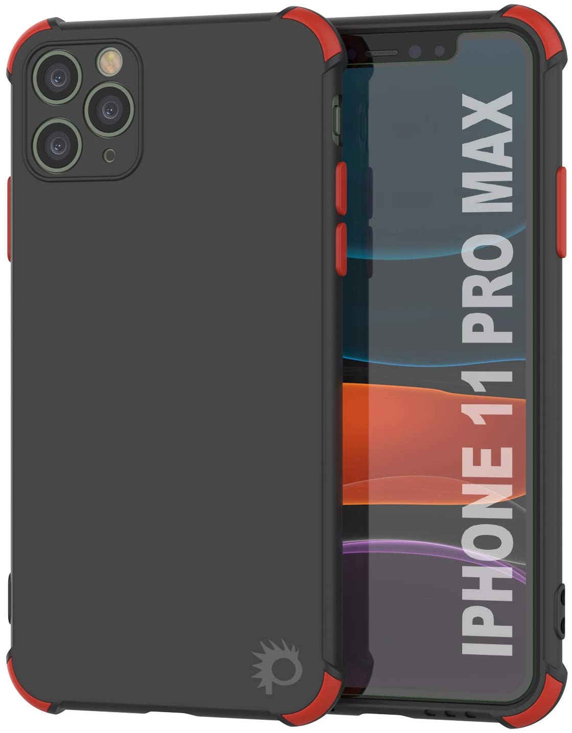 Punkcase Protective & Lightweight TPU Case [Sunshine Series] for iPhone 11 Pro Max [Black]