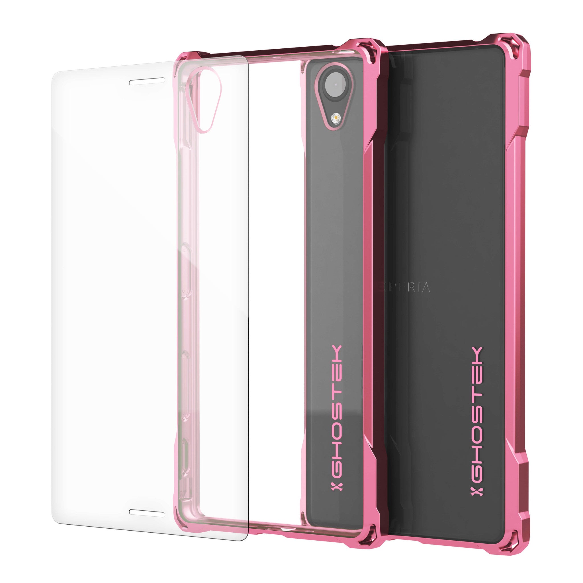 Xperia X Case, Ghostek® Covert Rose Pink  | Clear TPU | Warranty | Screen Protector | Ultra Fit