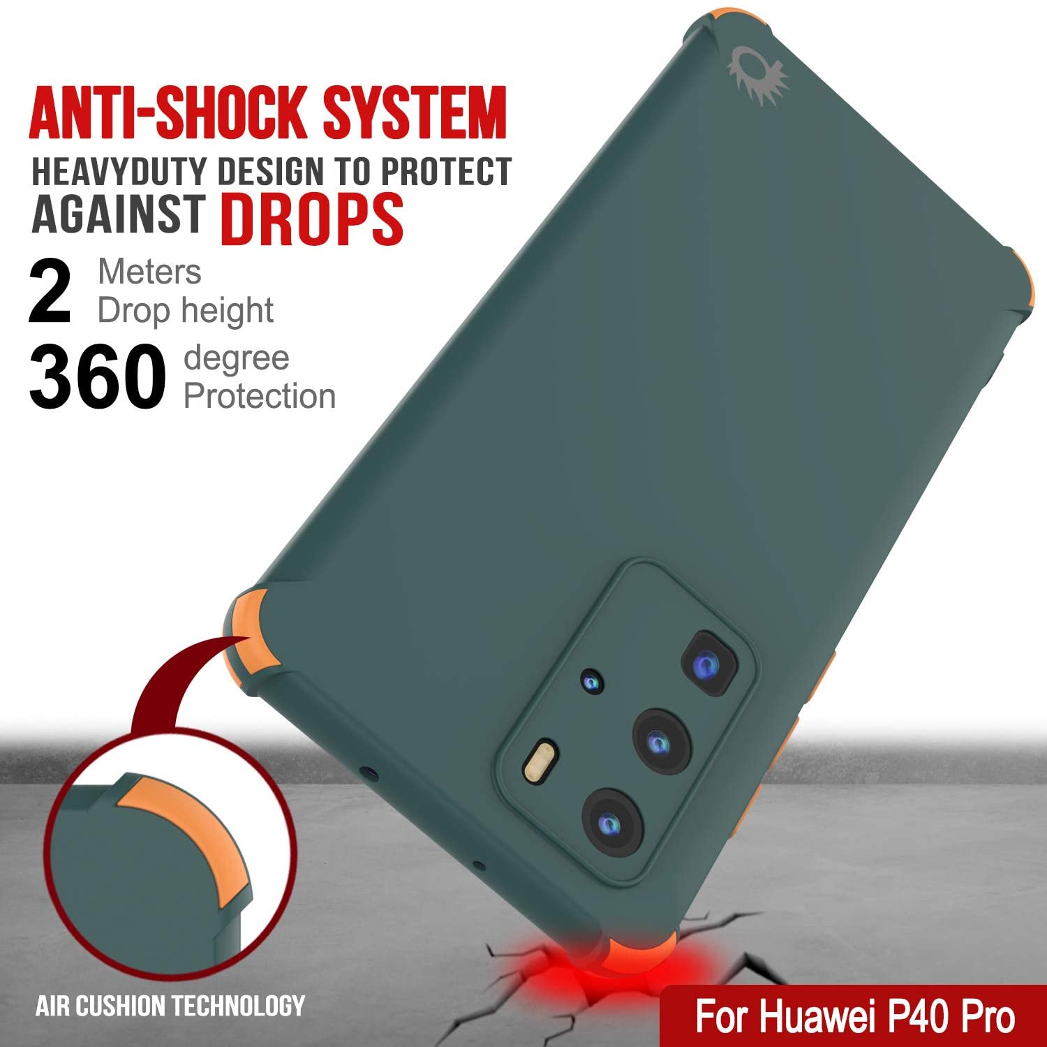 Punkcase progettato per Huawei P40 [Sunshine Series] Custodia