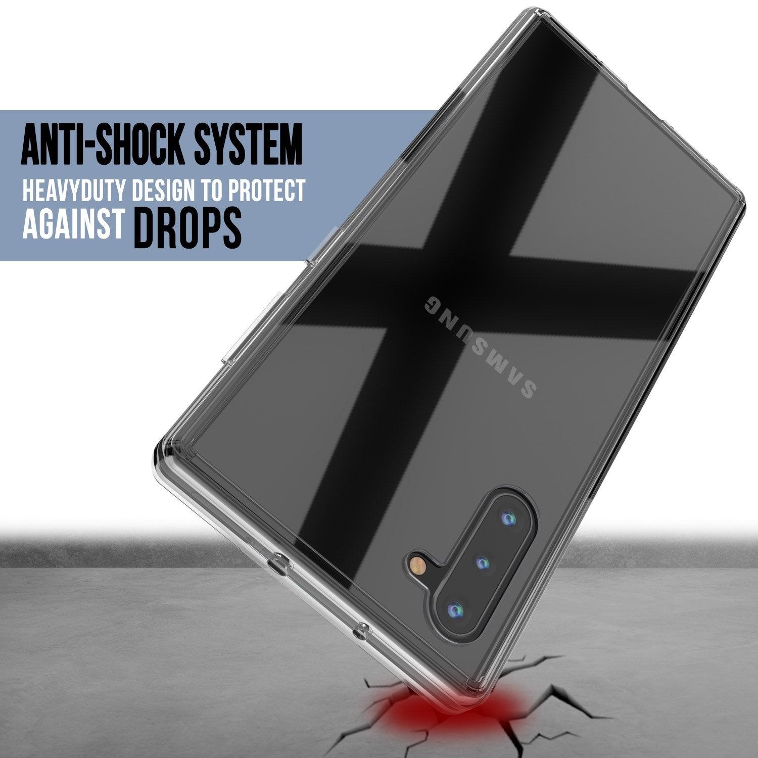 Galaxy Note 20 Punkcase Lucid-2.0 Series Slim Fit Armor Clear Case Cover