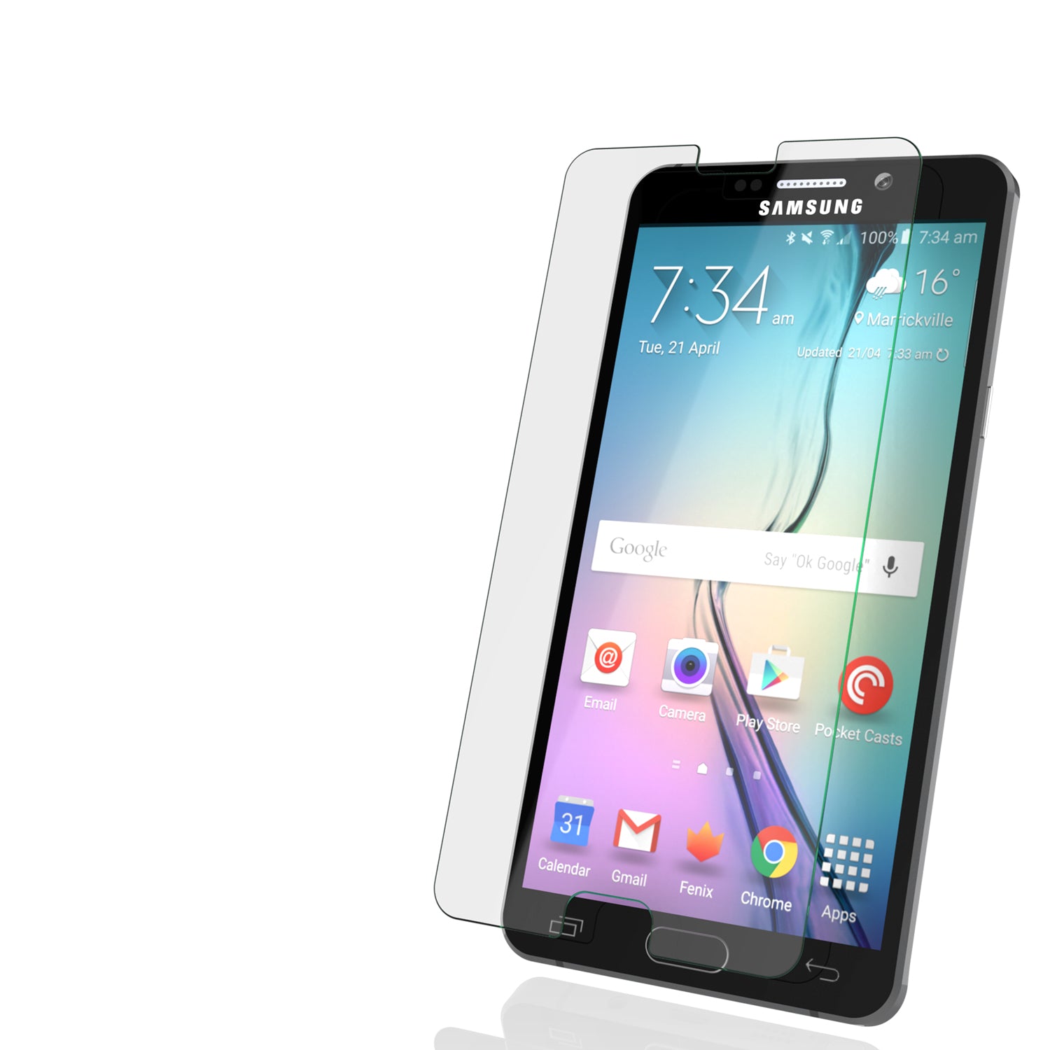 Galaxy Note 5 Punkcase Glass SHIELD Tempered Glass Screen Protector 0.33mm Thick 9H Glass Screen