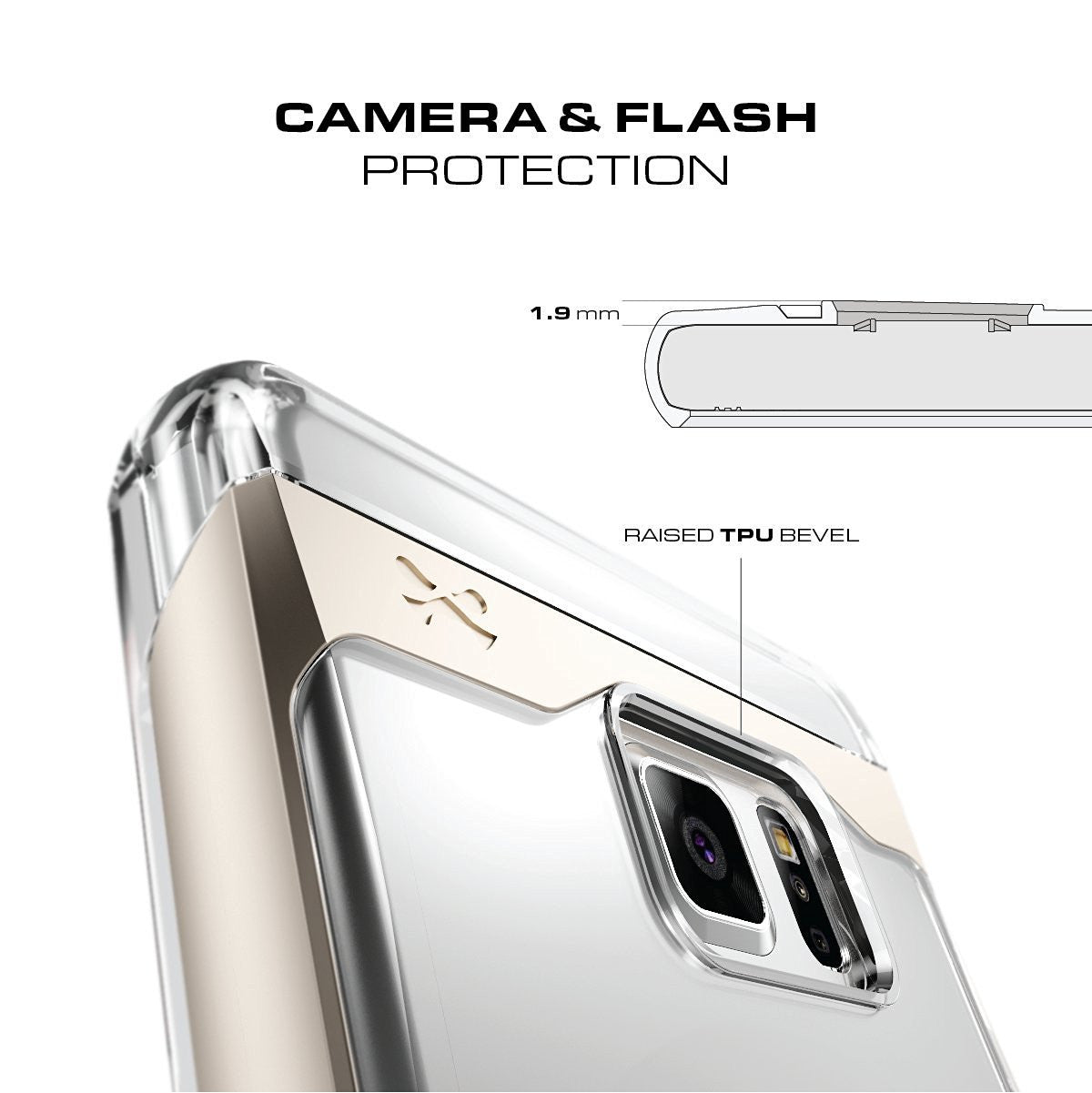 Galaxy Note 7 Case, Ghostek® 2.0 Red Series w/ Explosion-Proof Screen Protector | Aluminum Frame