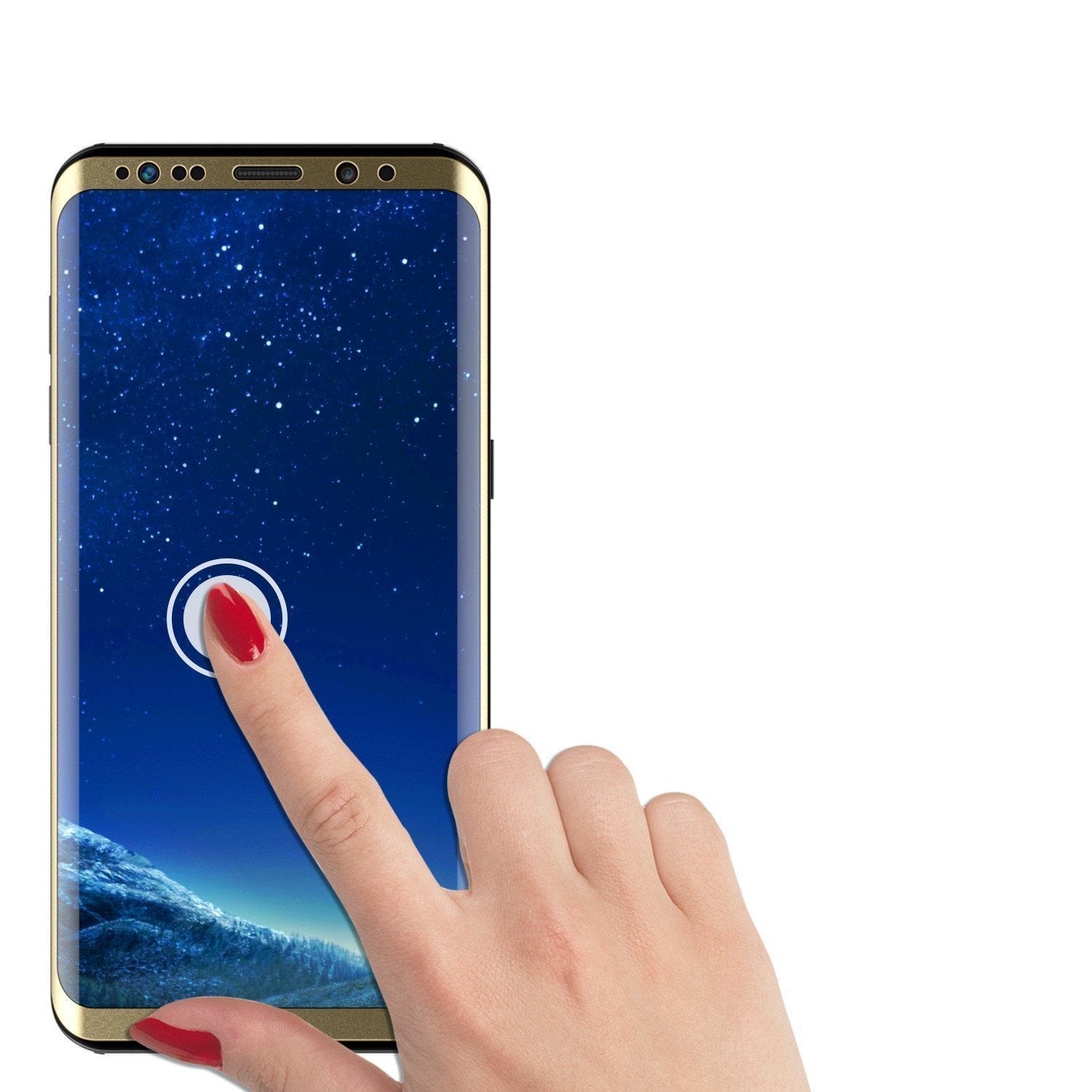 Galaxy S20+ Plus Gold Punkcase Glass SHIELD Tempered Glass Screen Protector 0.33mm Thick 9H Glass