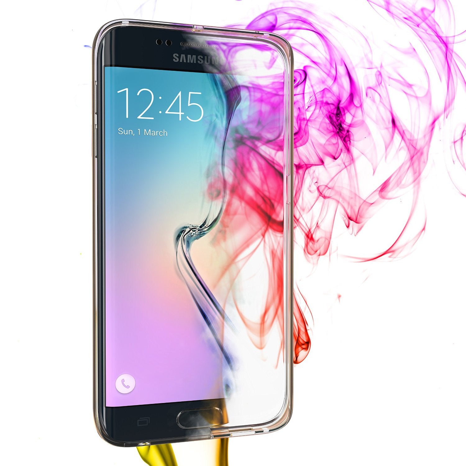 Galaxy S6 Edge Case, Ghostek Back Sapphire Cloak Series Slim Hybrid Impact Armor | Lifetime Warranty