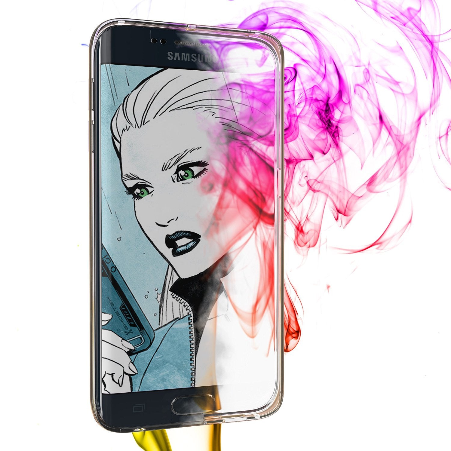 Galaxy S6 Edge+ Plus Case, Ghostek Gold Cloak Series Slim Hybrid Impact Armor | Lifetime Warranty