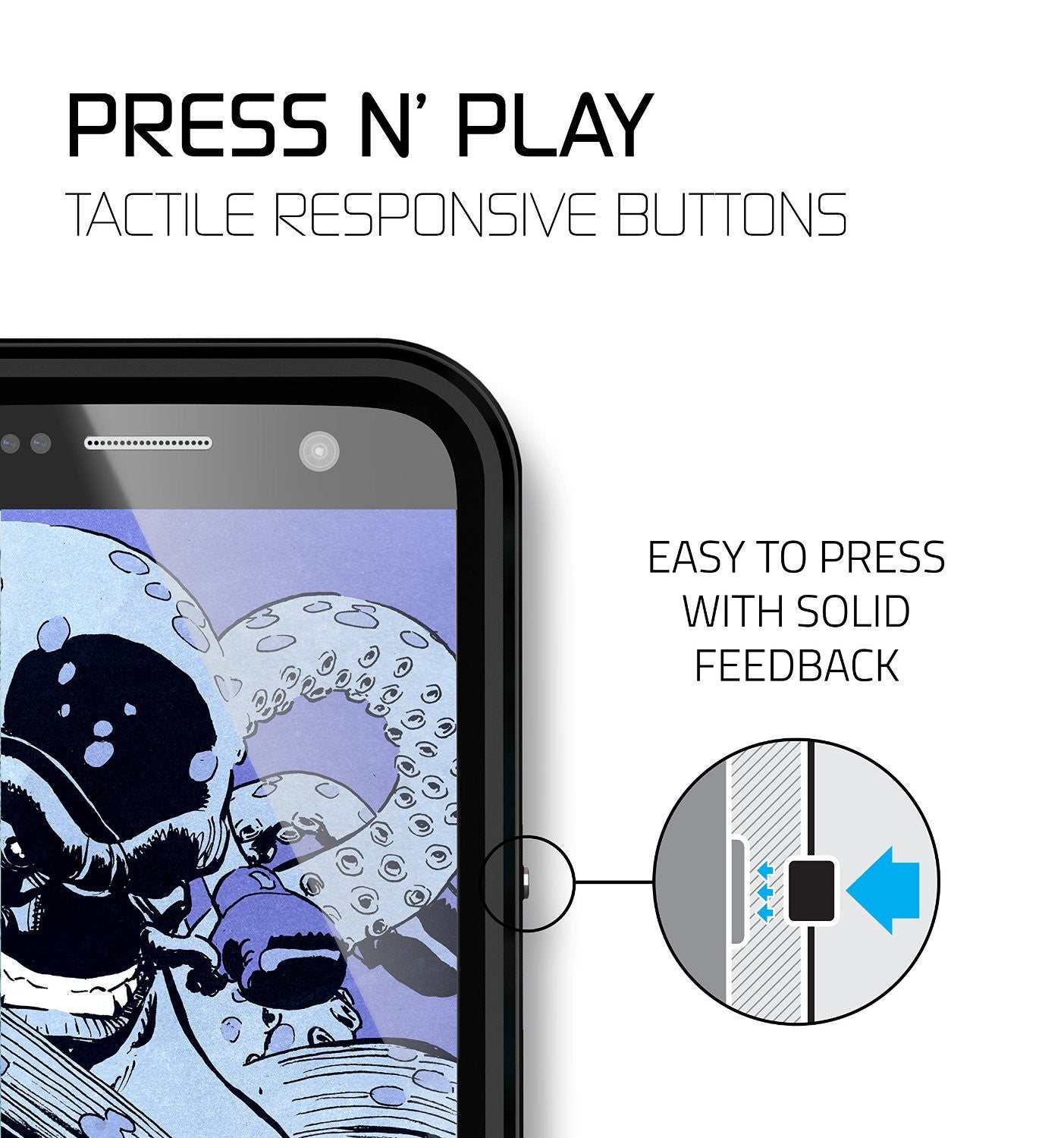 Galaxy S7 Waterproof Case, Ghostek Atomic 2.0 Gold  Water/Shock/Dirt/Snow Proof | Lifetime Warranty