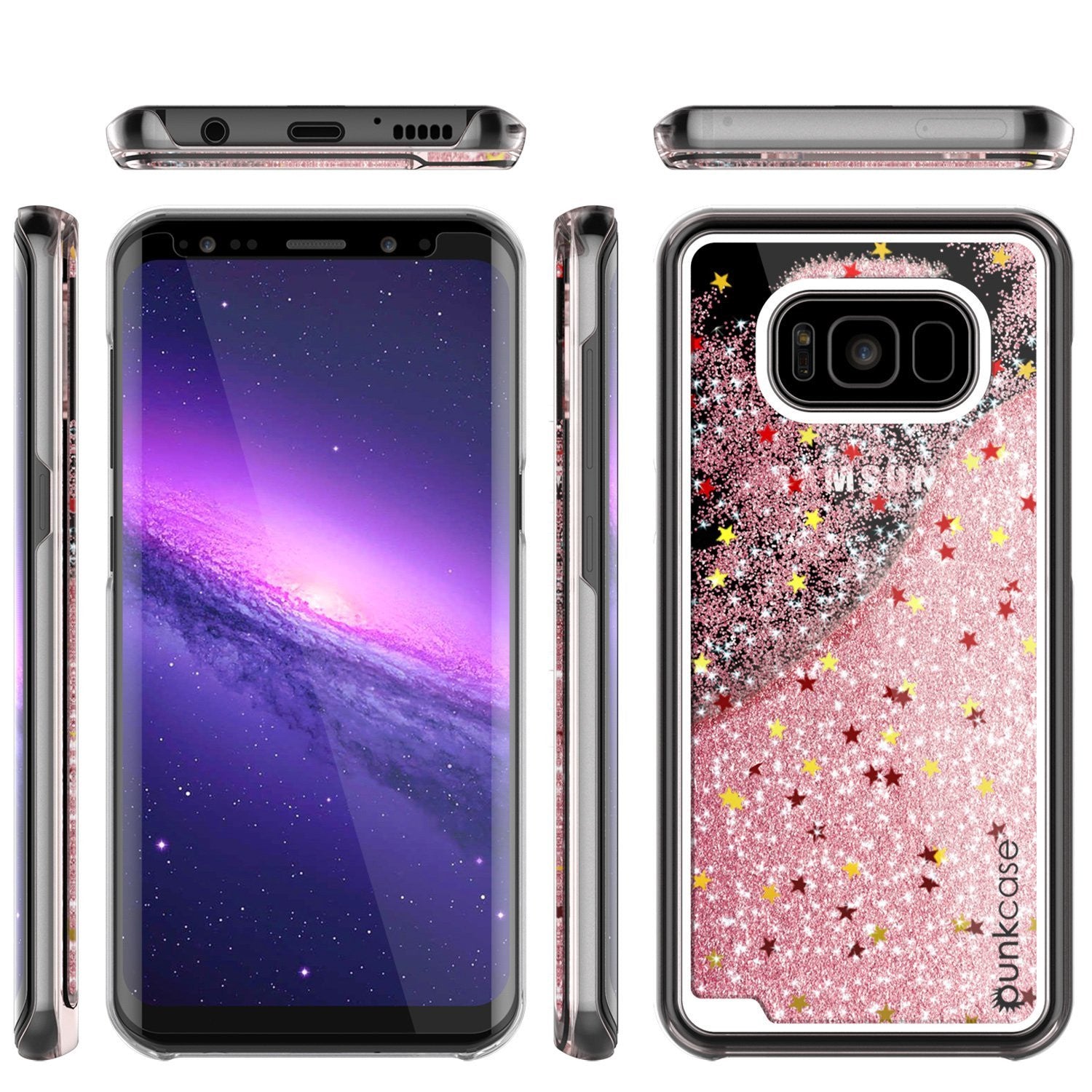 Rust tank energi Galaxy S8 Case, Punkcase Liquid Rose Gold Series Protective Dual Layer –  punkcase