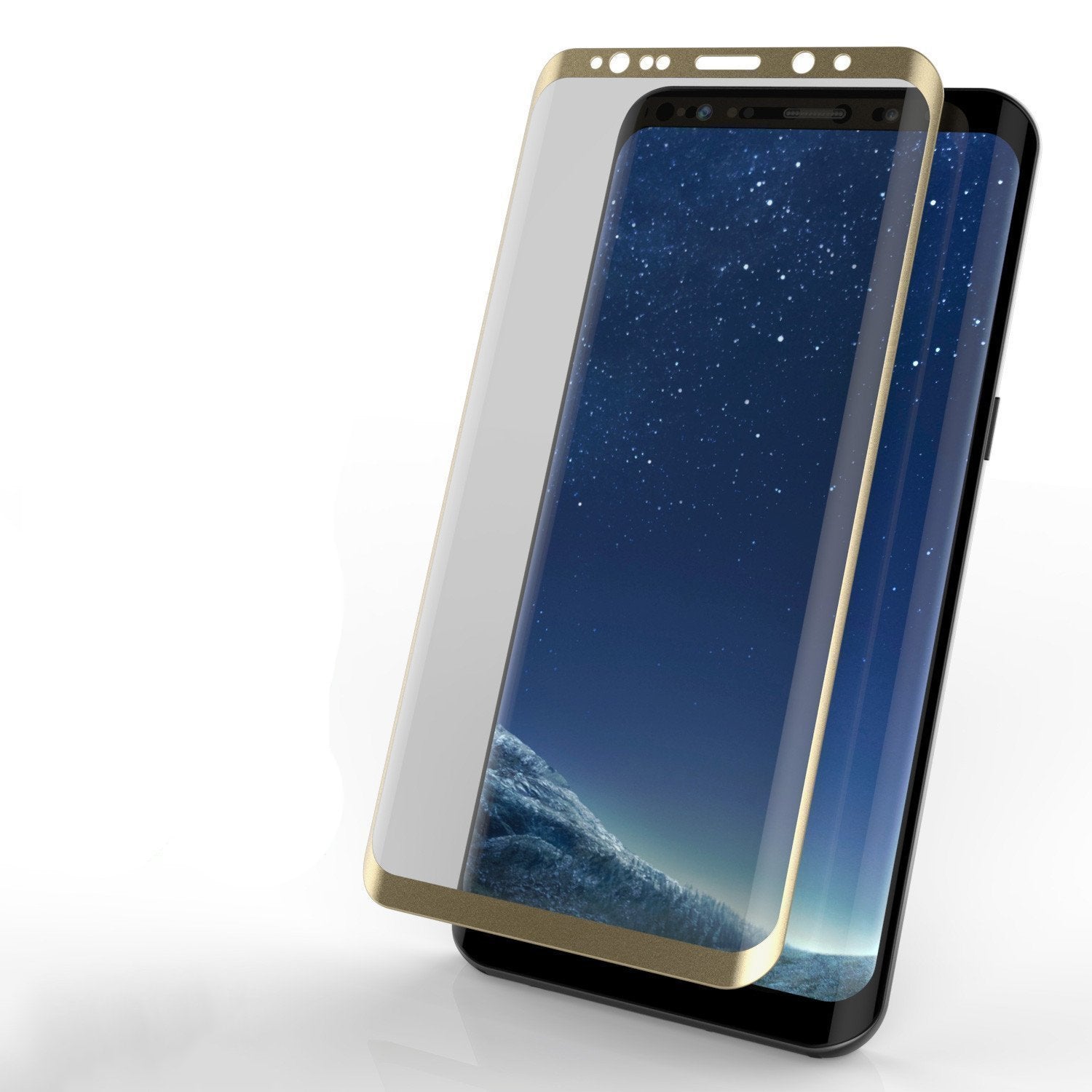 Galaxy S21 Ultra Gold Punkcase Glass SHIELD Tempered Glass Screen Protector 0.33mm Thick 9H Glass