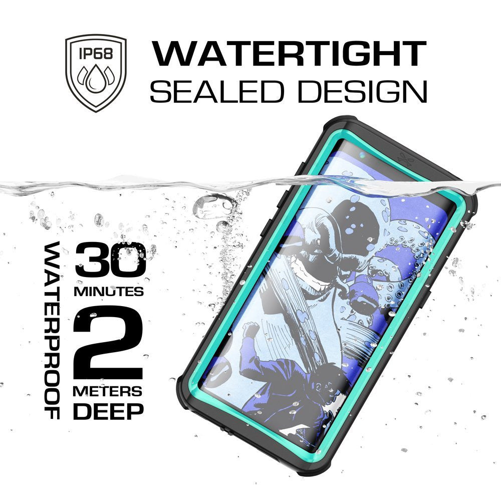 Galaxy S8 Waterproof Case, Ghostek Nautical Series (Teal) | Slim Underwater Full Body Protection