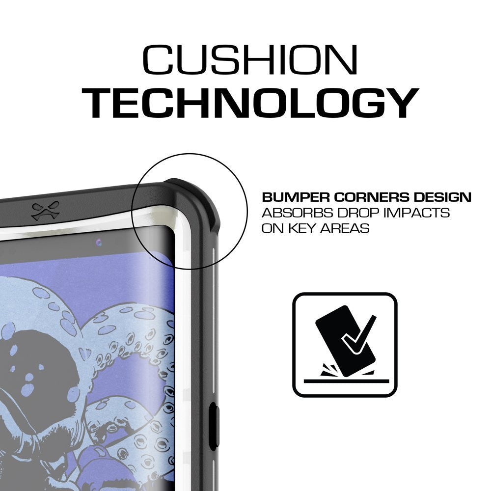 Galaxy S8 Waterproof Case, Ghostek Nautical Series (White) | Slim Underwater Full Body Protection