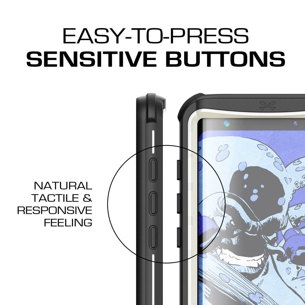 Galaxy S8 Waterproof Case, Ghostek Nautical Series (White) | Slim Underwater Full Body Protection