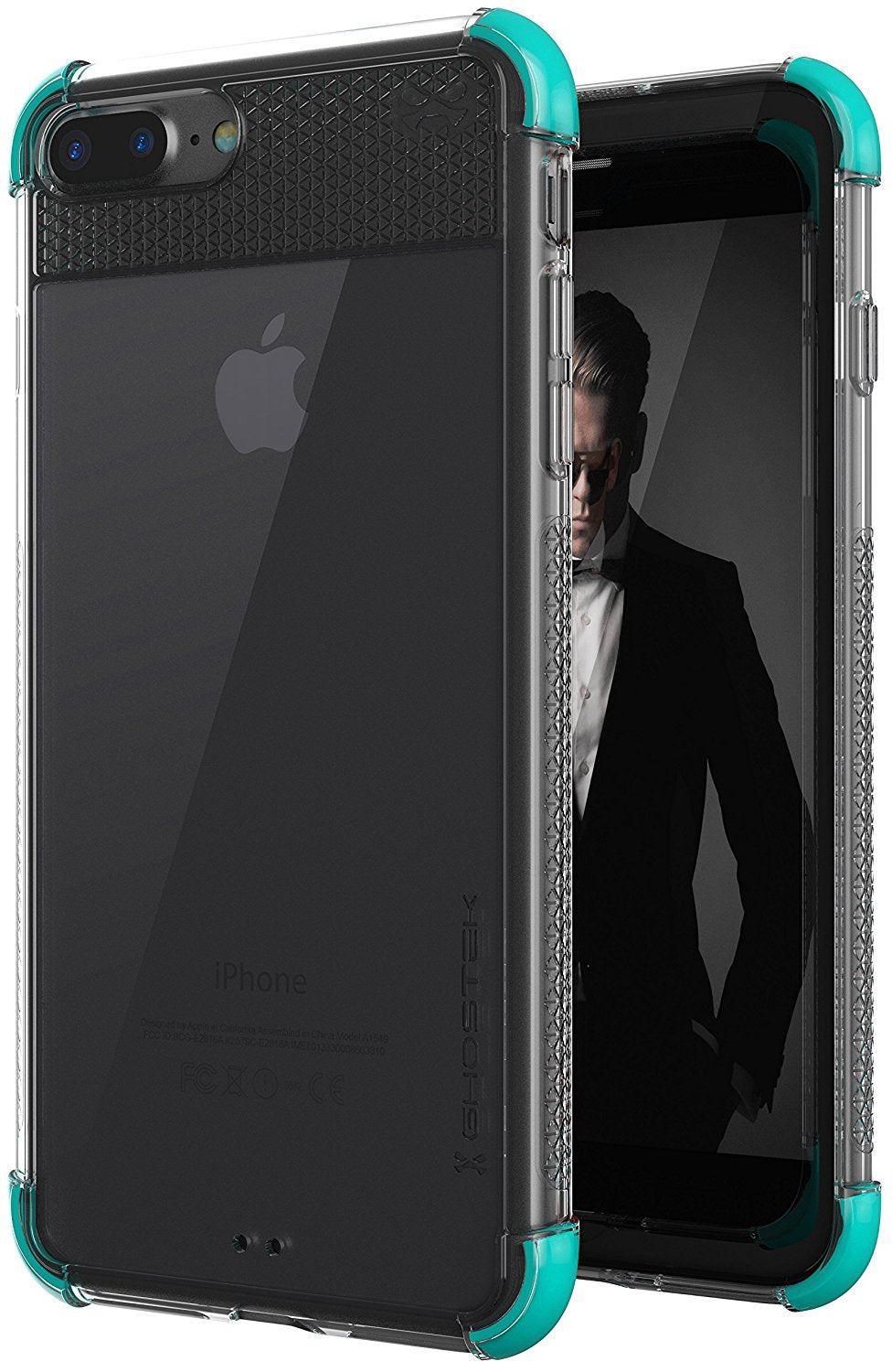 iPhone 7+ Plus Case, Ghostek Covert 2 Series for iPhone 7+ Plus Protective Case [ Teal]