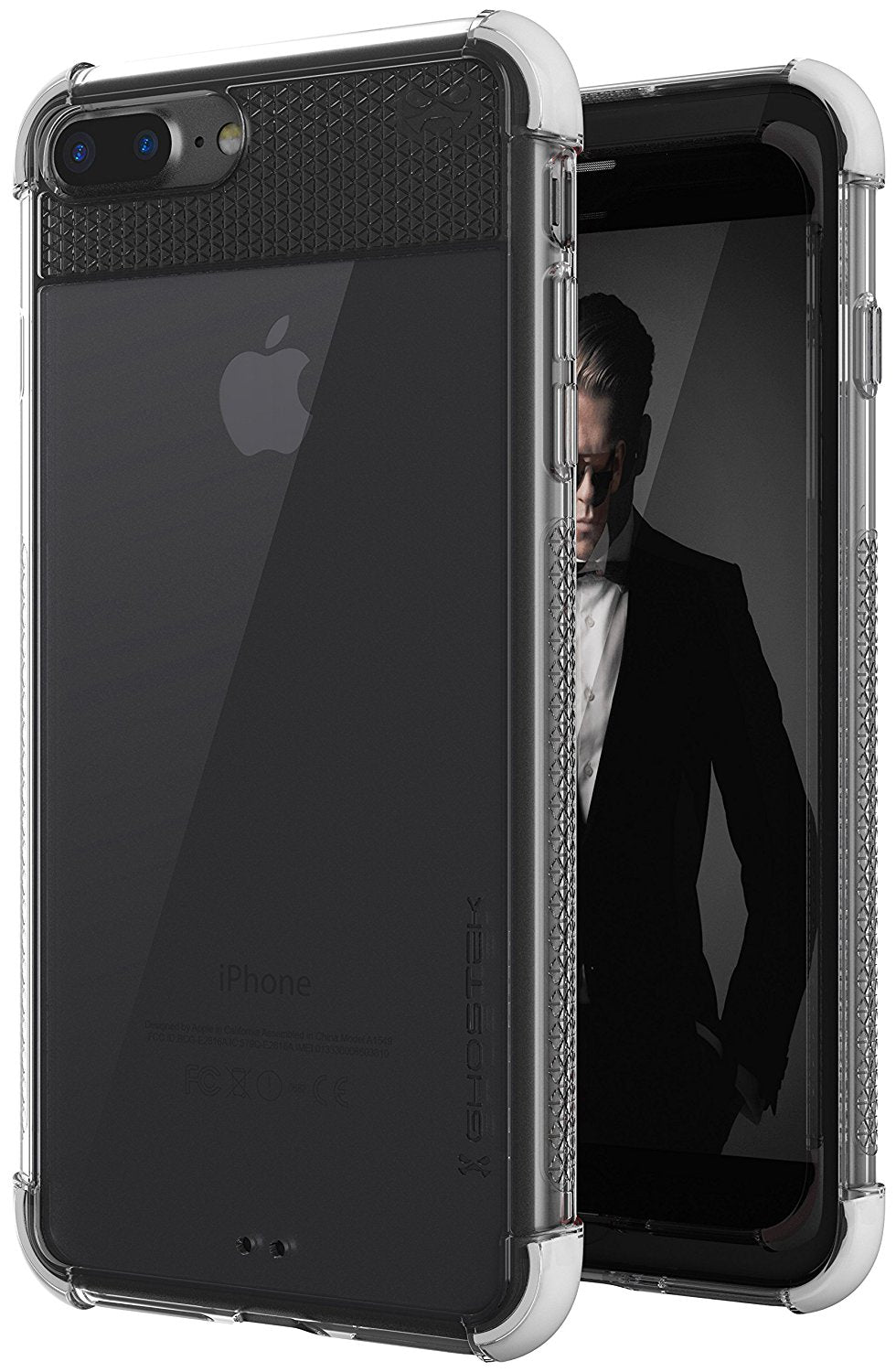 iPhone 7+ Plus Case, Ghostek Covert 2 Series for iPhone 7+ Plus Protective Case [ White]