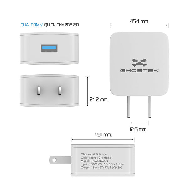 Qualcomm Quick Charge 2.0 Wall Charger with Micro USB Cable – punkcase