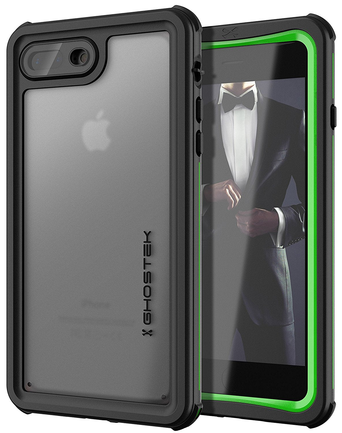 iPhone 7+ Plus case, Ghostek®  Nautical Series  for iPhone 7+ Plus Rugged Heavy Duty Case |  GREEN