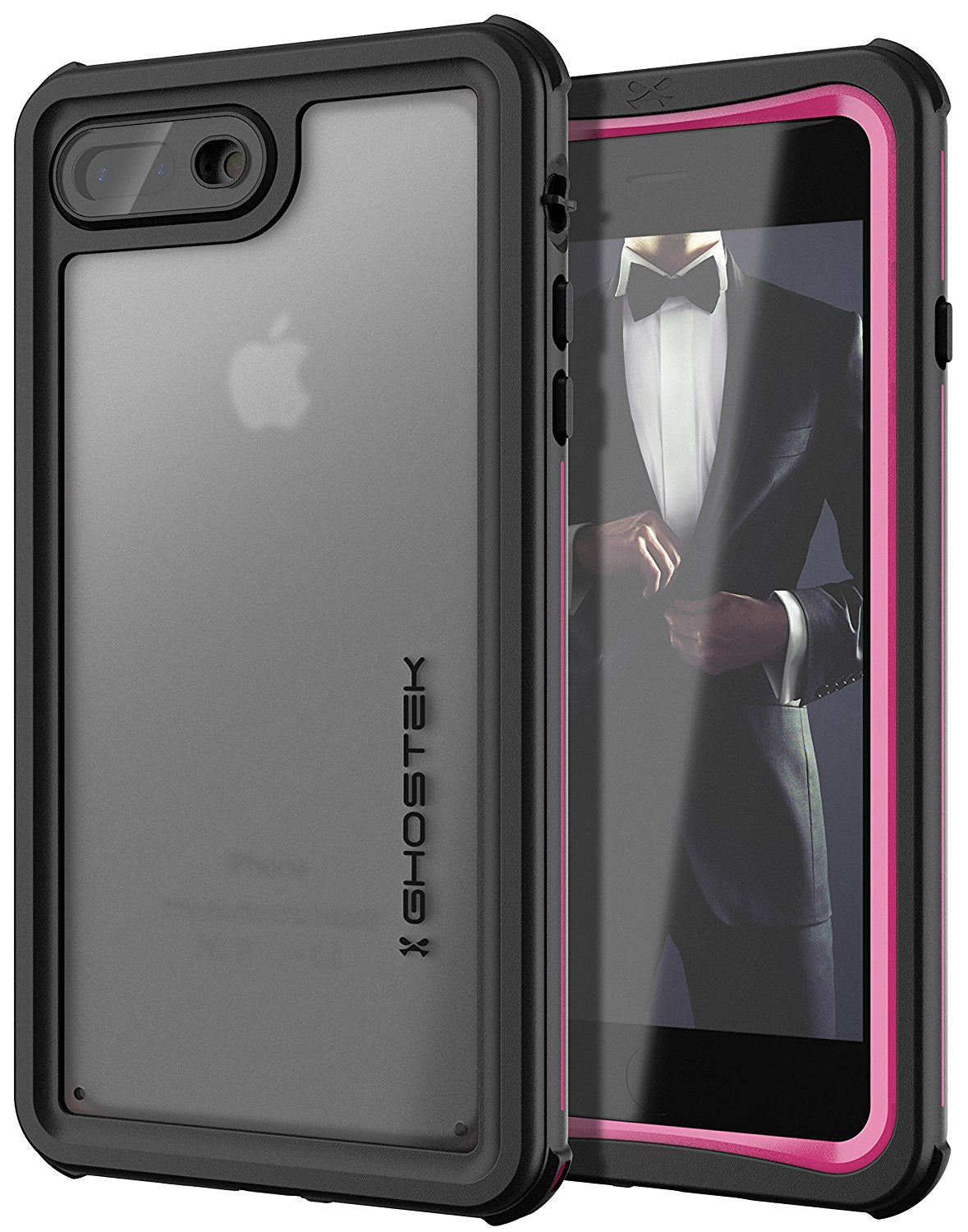 iPhone 7+ Plus case, Ghostek®  Nautical Series  for iPhone 7+ Plus Rugged Heavy Duty Case | Pink
