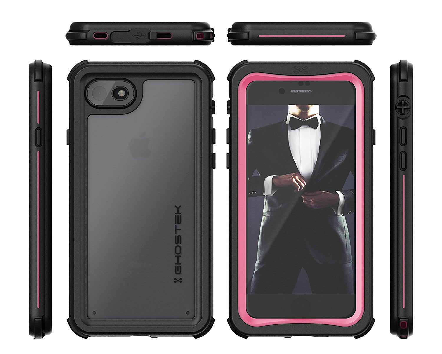 iPhone 8/7 Case, Ghostek Nautical Series  for iPhone 8/7 Case | PINK