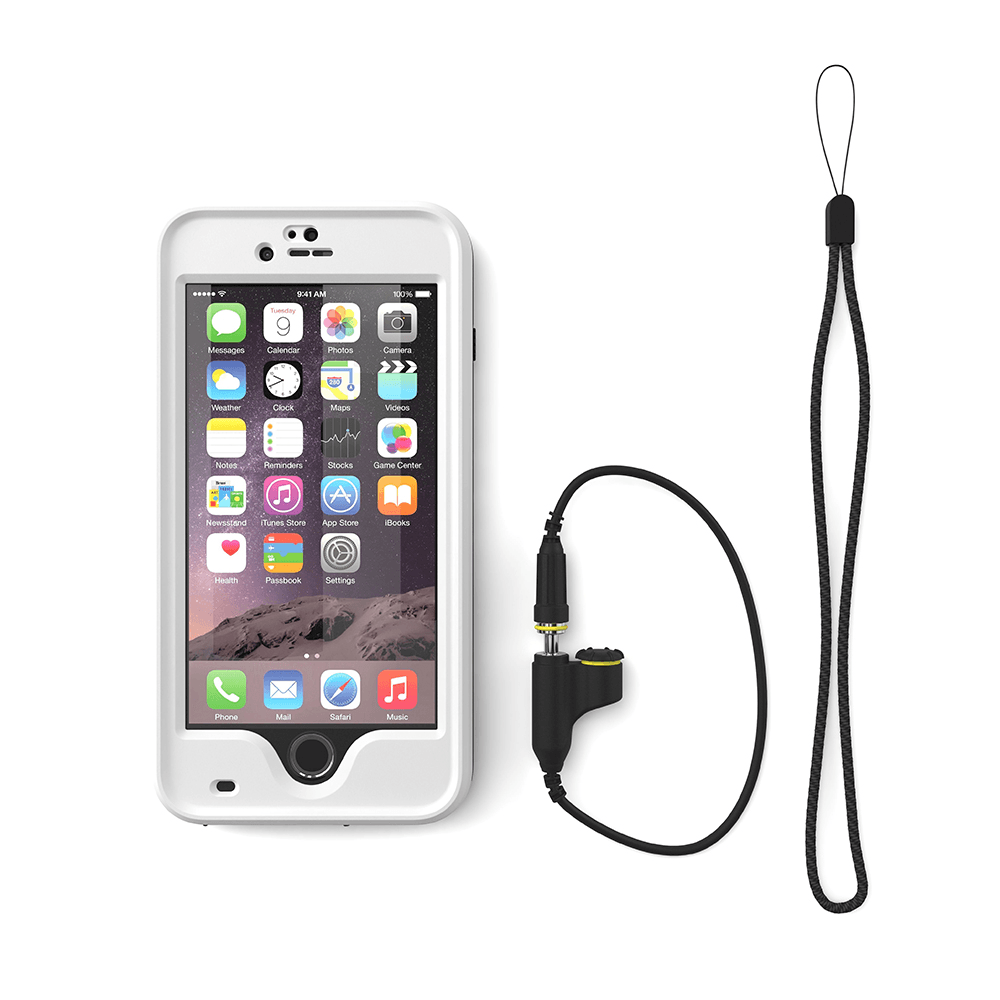 iPhone 6 Plus Waterproof Case, Ghostek Atomic White w/ Attached Screen Protector - Lifetime Warranty (Color of item in picture is teal)