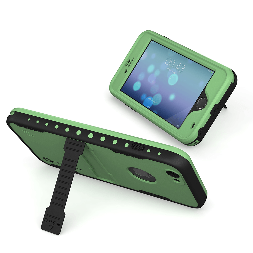 iPhone 6 Plus Waterproof Case, Ghostek Atomic Green w/ Attached Screen Protector - Lifetime Warranty (Color of item in picture is purple)