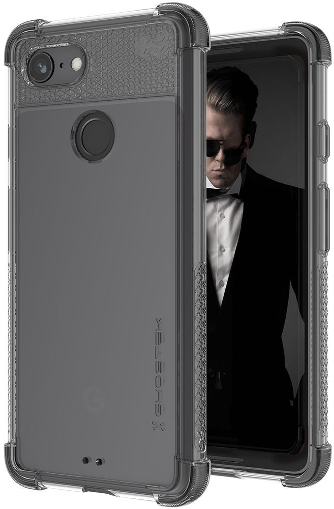 Google Pixel 3 Case,Ghostek Covert 2 TPU Bumper Frame [Shockproof]  | Black