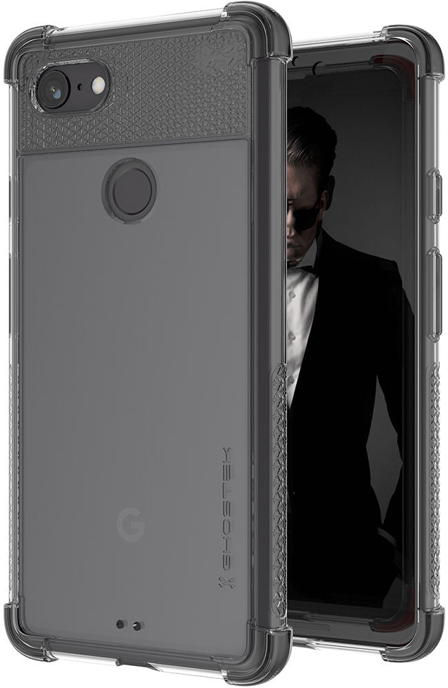Google Pixel 3 XL Case,Ghostek Covert 2 TPU Bumper Frame [Shockproof]  | Black