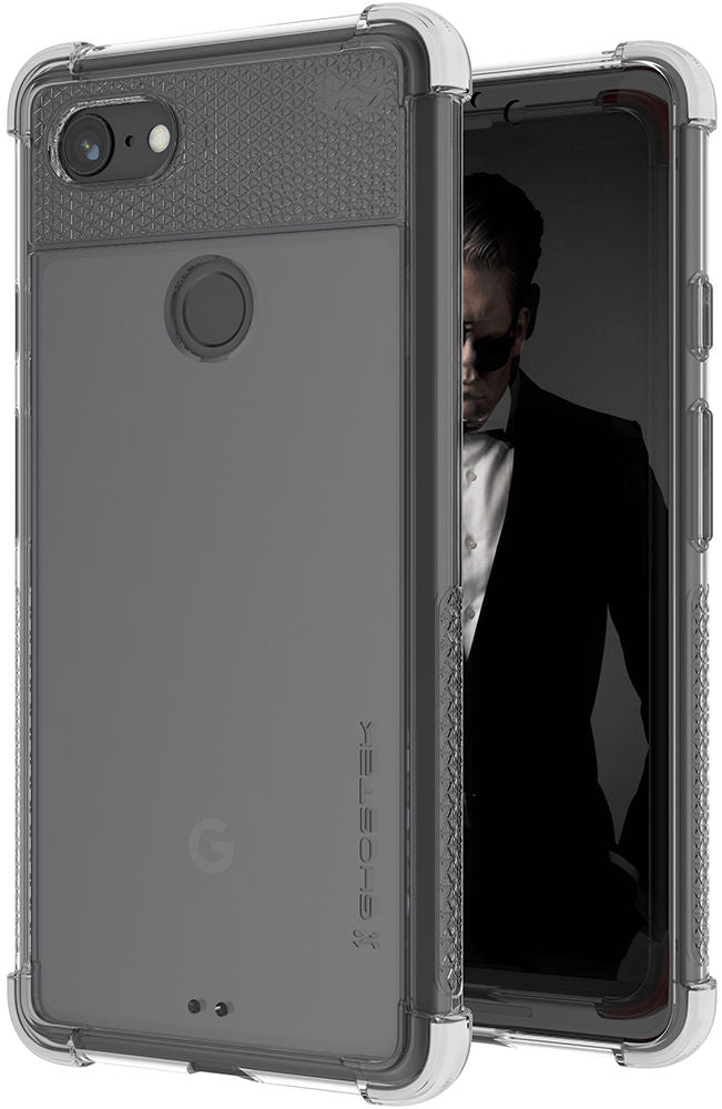 Google Pixel 3 XL Case,Ghostek Covert 2 TPU Bumper Frame [Shockproof] | White