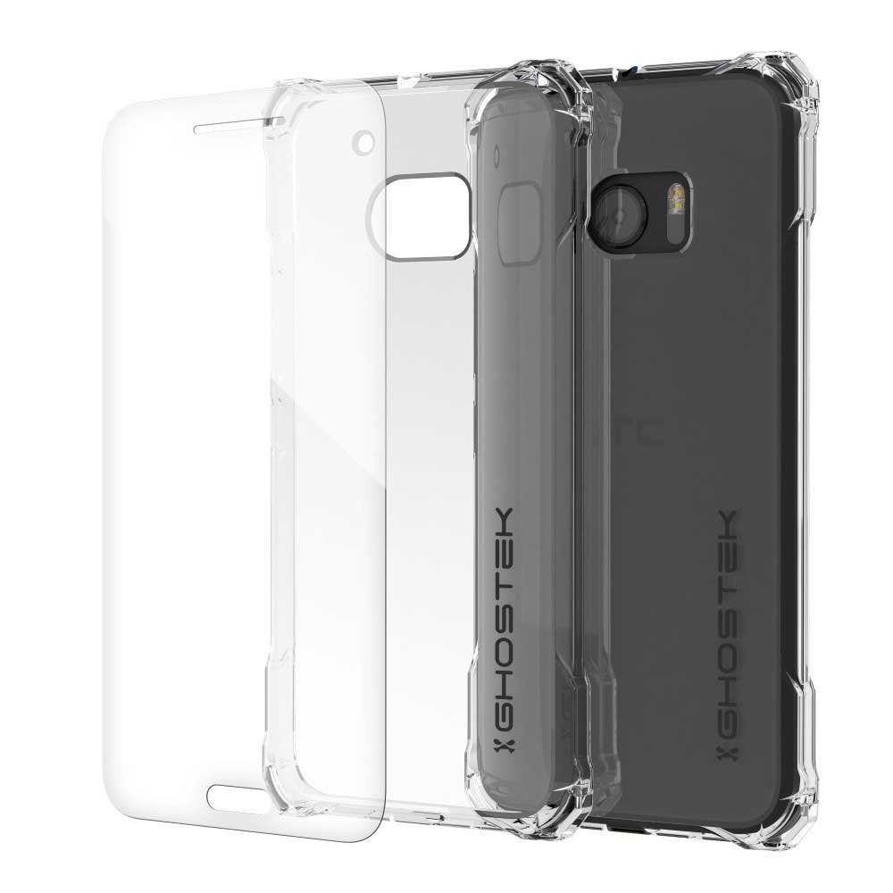 HTC 10 Case, Ghostek® Covert Clear Series Premium Slim Hybrid | w/Screen Protector | Ultra Fit [Clear]