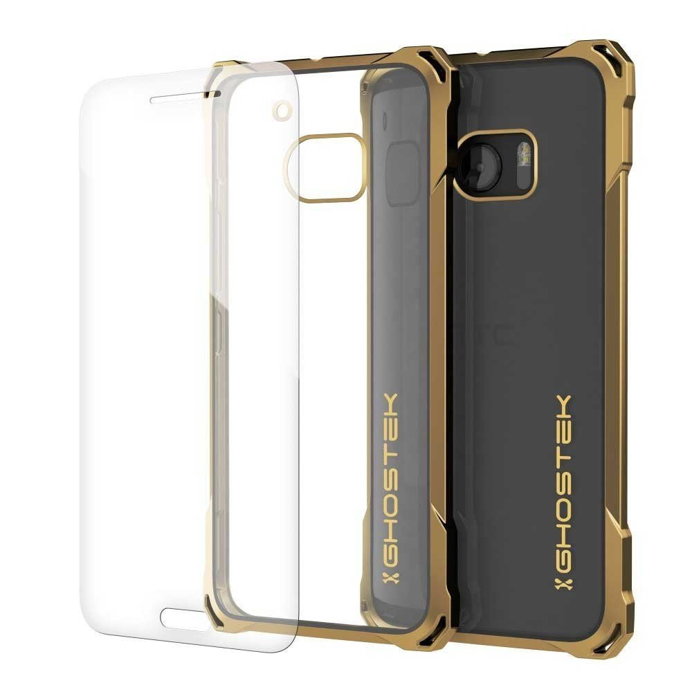 HTC 10 Case, Ghostek® Covert Gold Series Premium Slim Hybrid | w/Screen Protector | Ultra Fit [Gold]