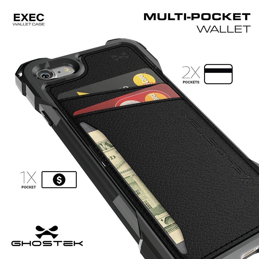 iPhone 8 Wallet Case, Ghostek Exec Gold Series | Slim Armor Hybrid Imp punkcase iPhone 8 Wallet Case, Ghostek Exec Gold Series | Slim Armor Hybrid Imp punkcase