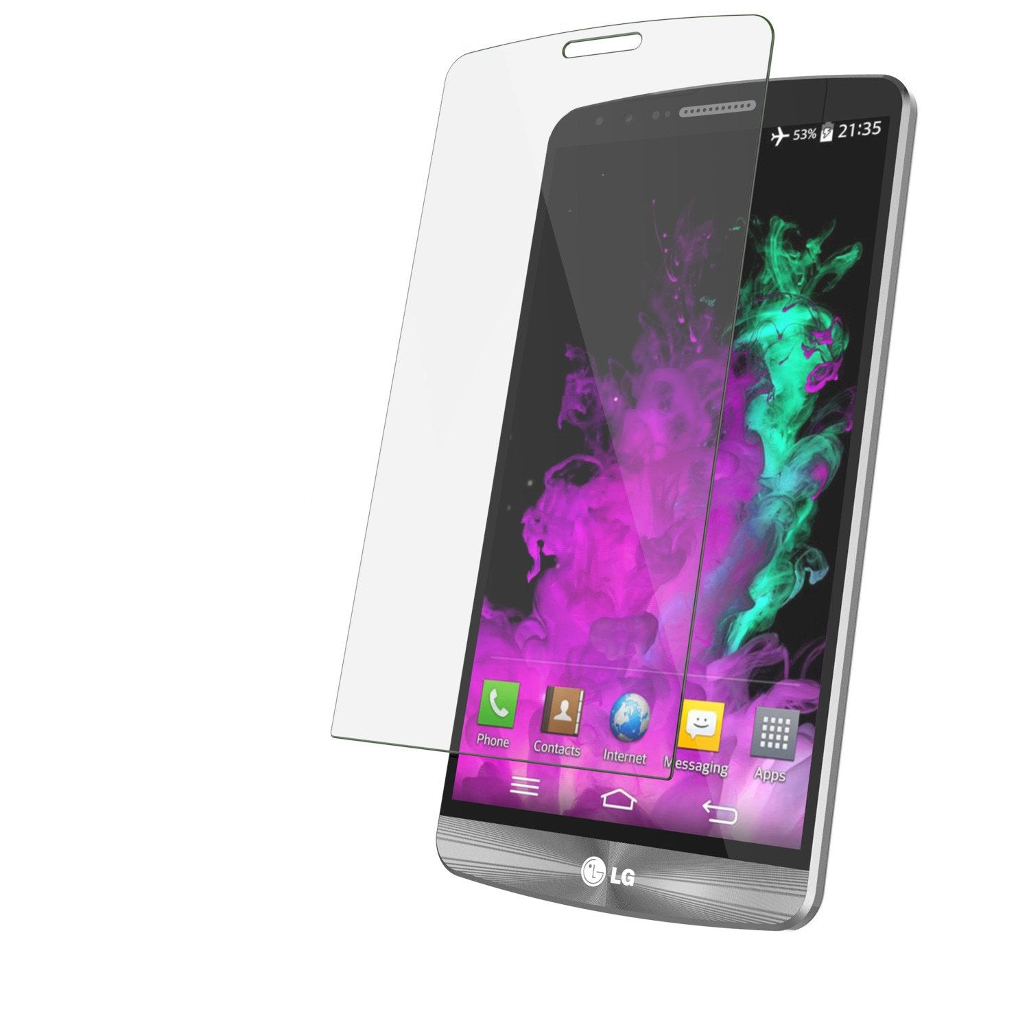 LG G3 Punkcase Glass SHIELD Tempered Glass Screen Protector 0.33mm Thick 9H Glass