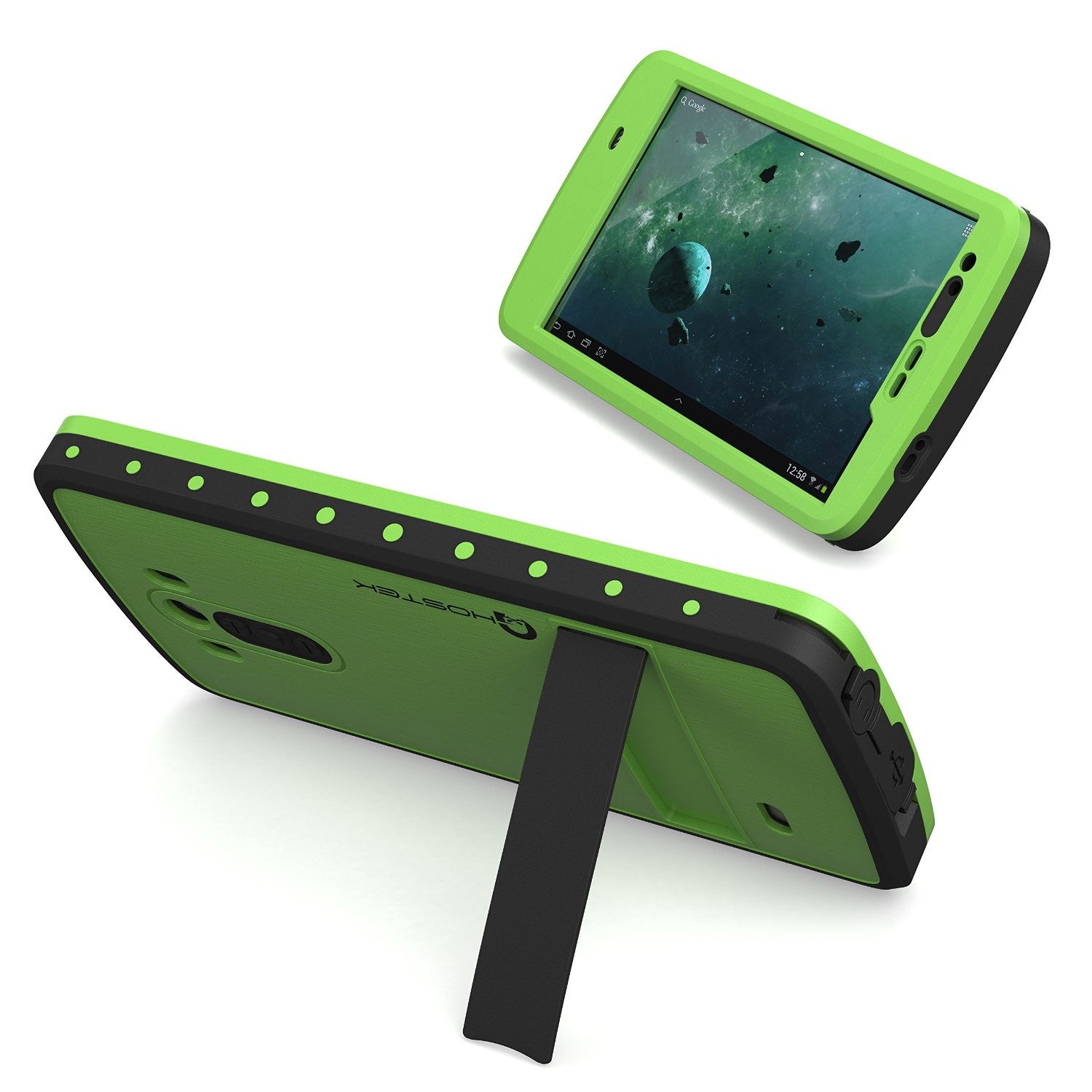 LG G3 Waterproof Case, Ghostek Atomic Green W/ Attached Screen Protector Slim Fitted