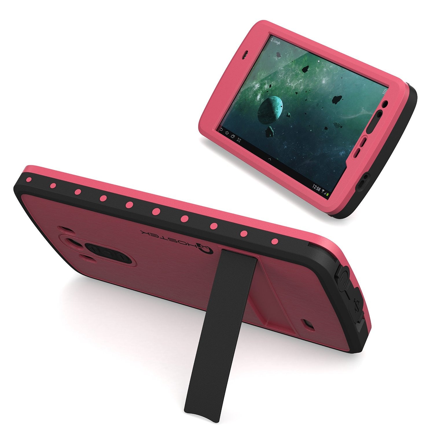 LG G3 Waterproof Case, Ghostek Atomic Pink W/ Attached Screen Protector Slim Fitted  LG G3