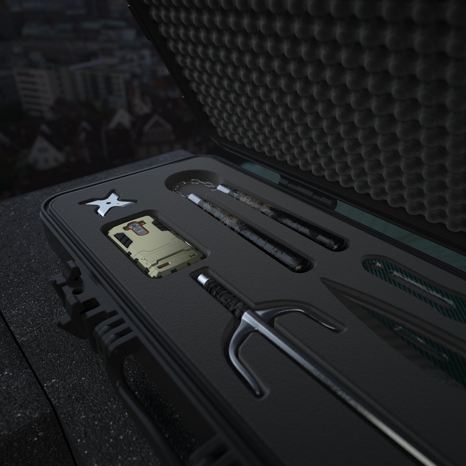 LG G4 Case Ghostek Armadillo 2.0 Silver w/ Tempered Glass Screen Protector | Slim Armor | Kickstand