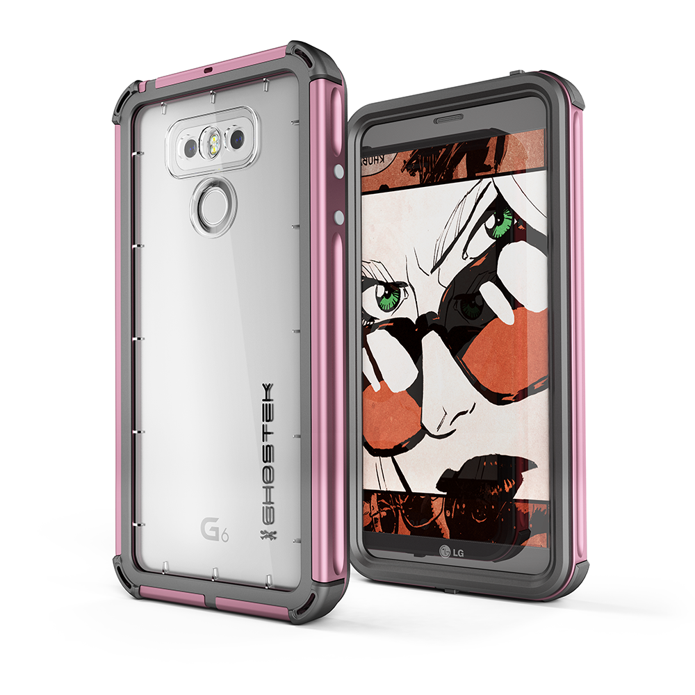 LG G6 WATERPROOF CASE | ATOMIC 3 SERIES | PINK