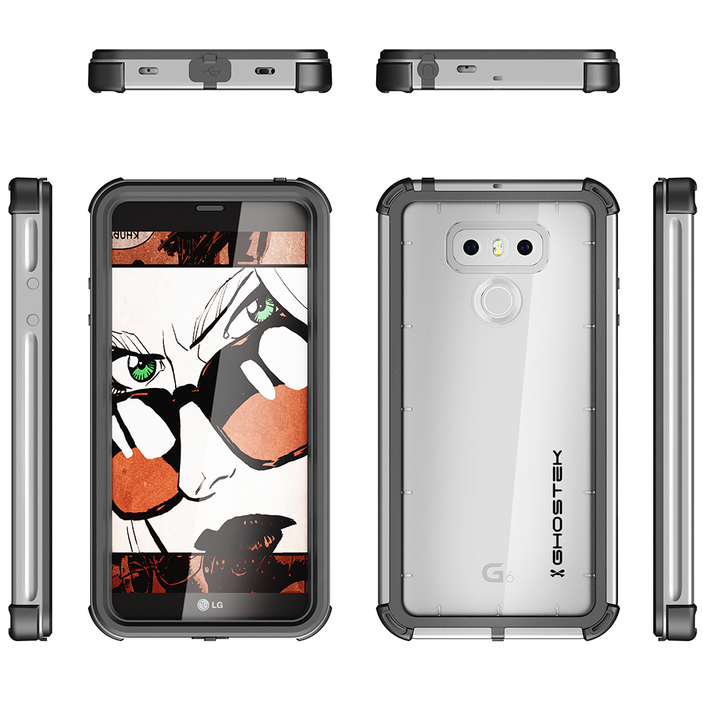 LG G6 WATERPROOF CASE | ATOMIC 3 SERIES | SILVER