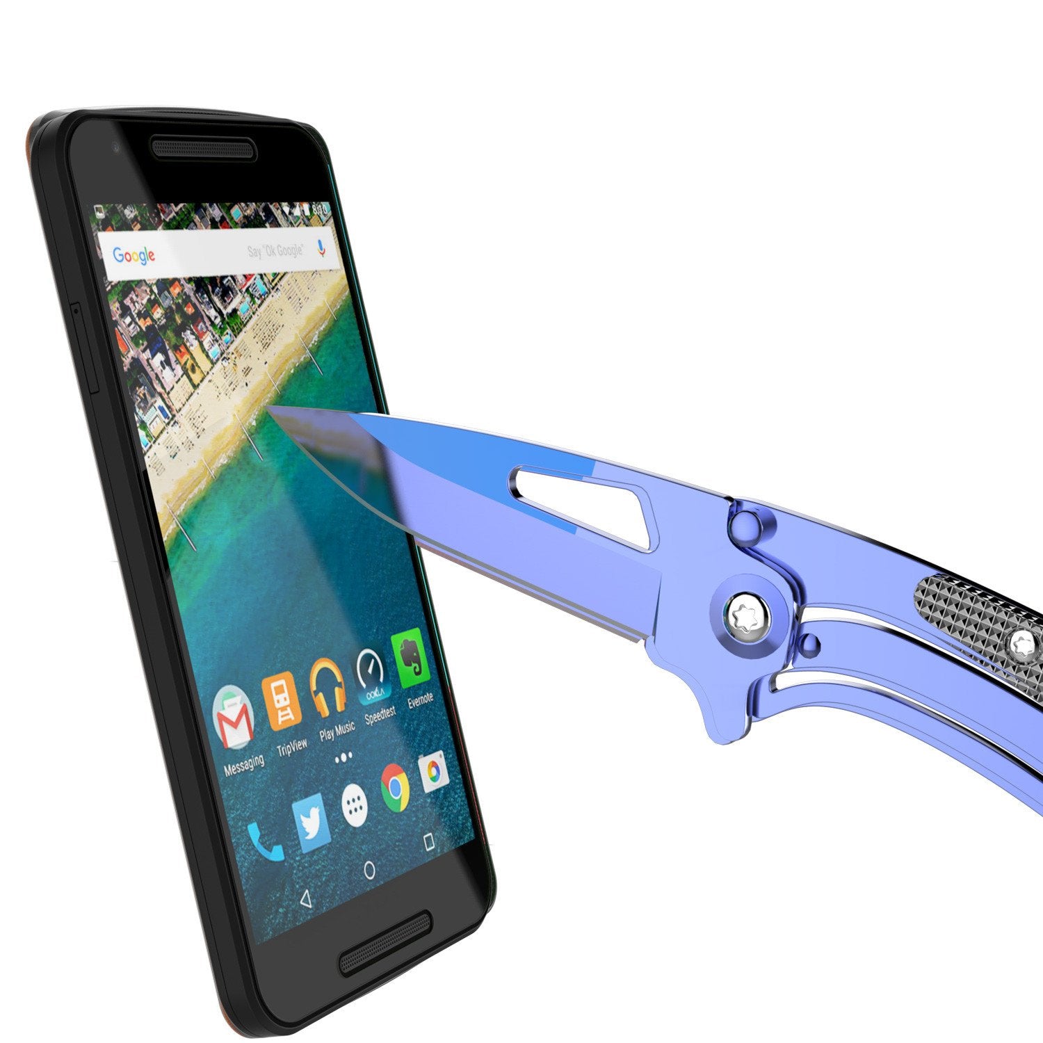 LG Nexus 5X Punkcase Glass SHIELD Tempered Glass Screen Protector 0.33mm Thick 9H Glass