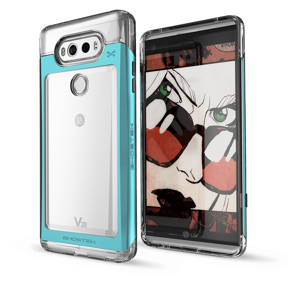 LG v20 Case, Ghostek® 2.0 Teal Series w/ Explosion-Proof Screen Protector | Aluminum Frame