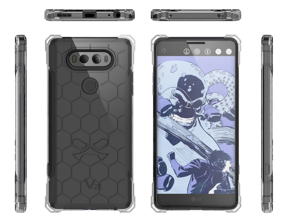 LG v20 Case, Ghostek® Covert Clear, Premium Impact Protective Armor | Lifetime Warranty Exchange