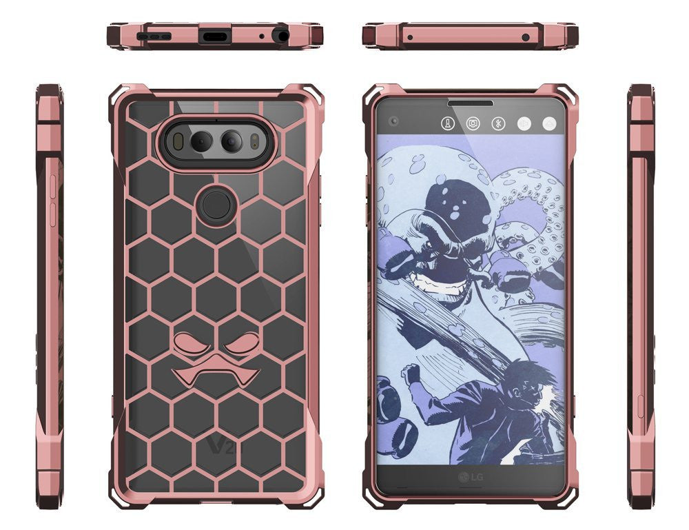 LG v20 Case, Ghostek® Covert Peach, Premium Impact Protective Armor | Lifetime Warranty Exchange