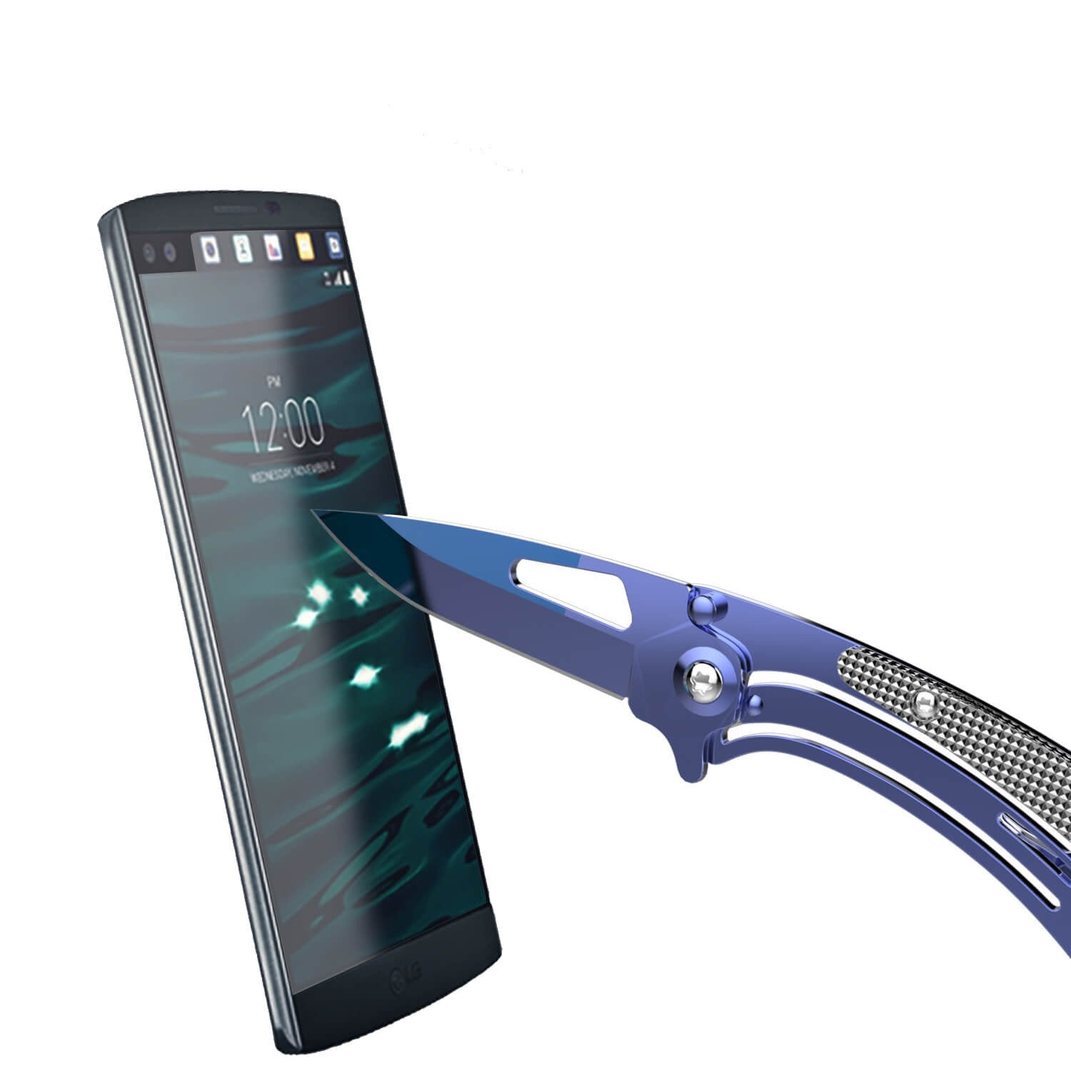 LG v10 Punkcase Glass SHIELD Tempered Glass Screen Protector 0.33mm Thick 9H Glass