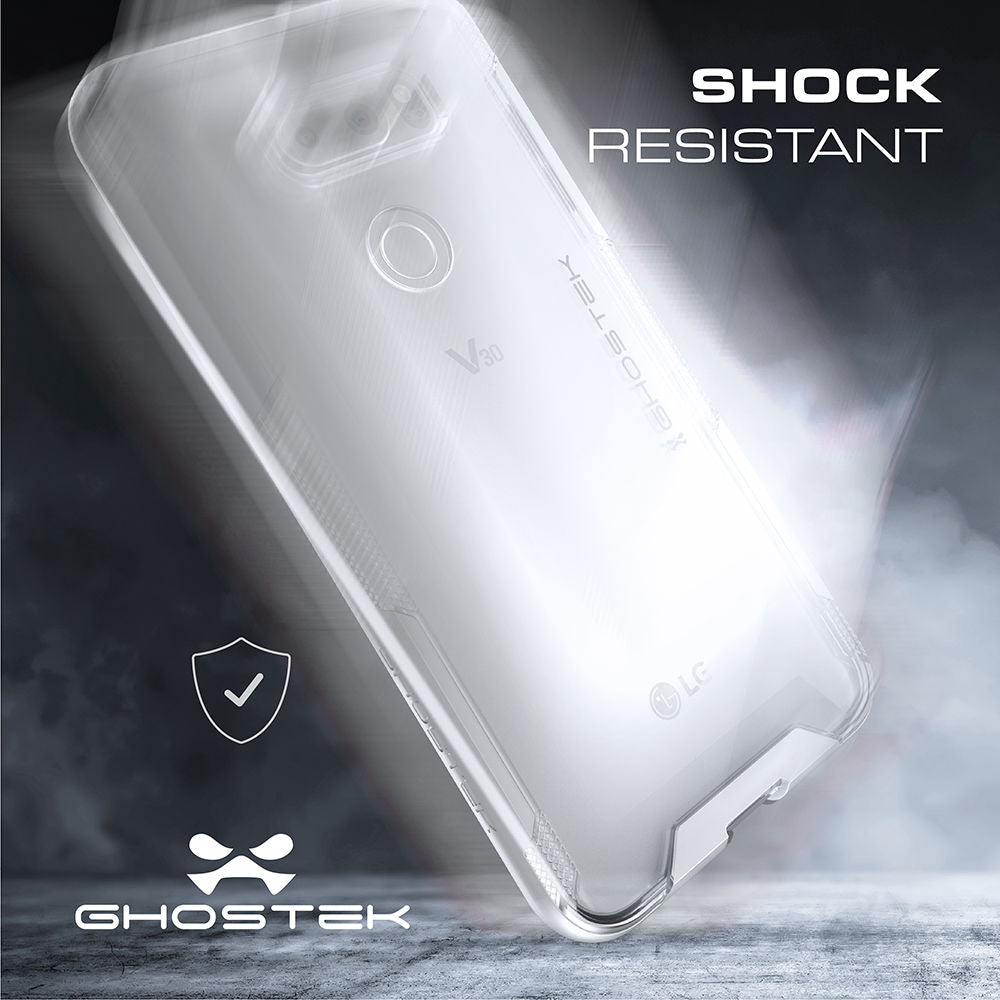 LG V30 Case, Ghostek Cloak 3 LG V30 Clear Transparent Bumper Case V30  | PINK